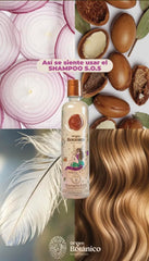 Ritual Botanico Shampoo Ultra Reparador foam lather demonstrates rich cleansing texture.