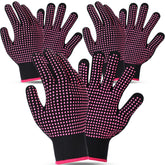 Riyiper heat resistant gloves pack closeup showing silicone bumps for heat handling