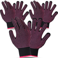 Riyiper heat resistant gloves pack closeup showing silicone bumps for heat handling