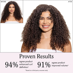 Rizos Curls used on color-treated hair yields vibrant, defined curls.