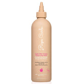 Rizos Curls front packaging showing 10 oz bottle and benefits visibly