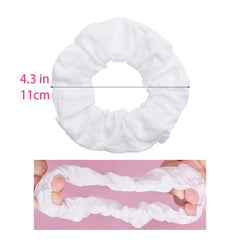 RJMBMUP scrunchies size outer diameter 10cm—fits various hair lengths and thicknesses.