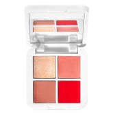 RMS Lip2Cheek Glow Quad open palette shows easy multi-use color for lips and cheeks
