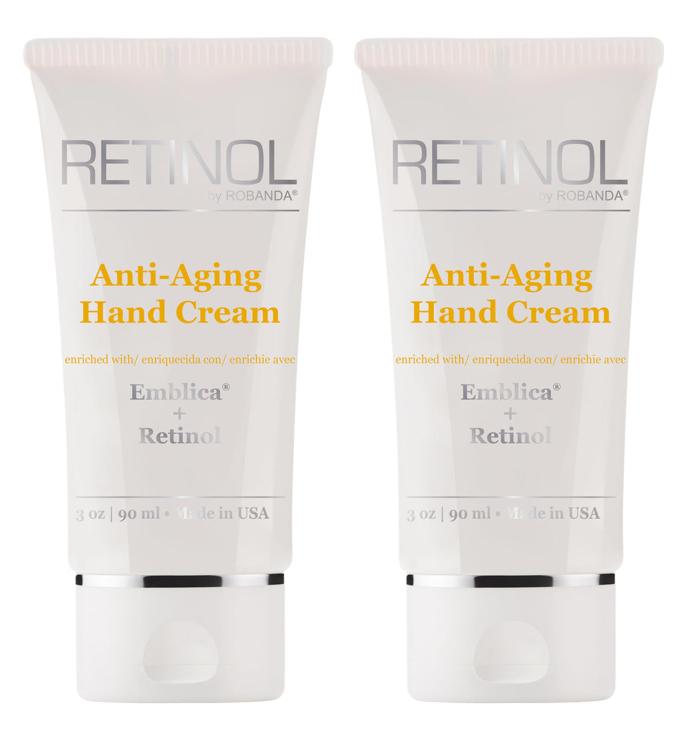 Robanda Retinol Hand Cream bottle for on-the-go hydration.