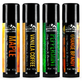 Rocky Mountain Lip Balm Set maple tube; on-the-go moisture for dry lips.