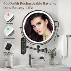 Rocollos 3-color dimmable light helps match environments for makeup testing