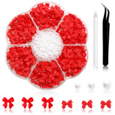 RODAKY 300pcs bow nail charms set for quick creative nail designs.