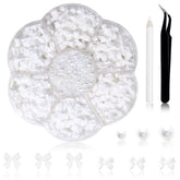Rodaky bow nail charms box with 3D bows for quick nail art inspiration.