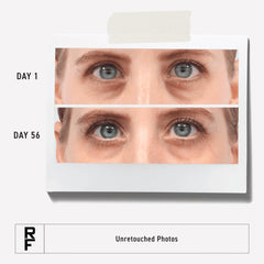 RODAN + FIELDS Bright Eye Complex cream texture illustrating lightweight formula