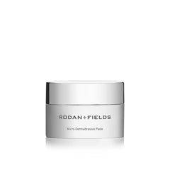 Rodan + Fields Enhancements Micro-Dermabrasion Paste jar closeup for smoother skin after use