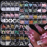 ROFIBUT Nail Charms multi-shape boxes for versatile DIY manicures