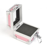 Rolabling 25-holes box with bracket keeps drill bits organized for quick access.