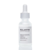 ROLANYIN Hyaluronic Acid 2% + B5 Serum bottle closeup highlighting hydrating formula for daily use.