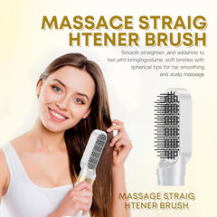 Roll With Us Depot 5-in-1 hair dryer brush side view highlighting compact design for storage