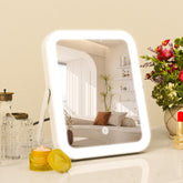 ROLOVE 8x10-inch lighted mirror for precise makeup on the go.