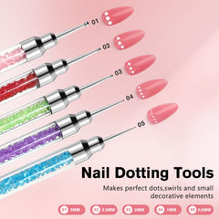 Rolybag brush brackets keep tools organized during nail art sessions