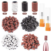 Rolybag sanding bands set display for versatile manicure and pedicure care.