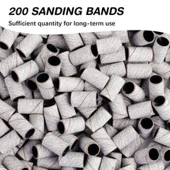 Rolybag zebra-pattern sanding bands closeup highlighting durable grit for smooth finishes.