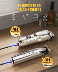 Romanda hair clipper blade showcases sharp precision for clean cuts.
