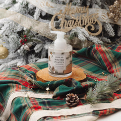 ROMIIE ZOI winter-pine-lather-closeup: creamy foam cleansing highlighted by luxurious lather