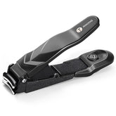 ROOOG No Mess Nail Clippers with Catcher overview showing mess-free trimming.