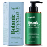 RootStim Hair Growth Shampoo bottle emphasizes scalp care and growth support