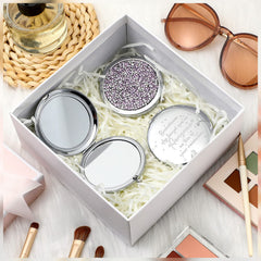 Roowest compact mirror back shows inspirational quote for motivation