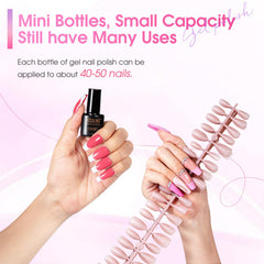 ROSALIND base and top coats image emphasizes long-lasting shine and smooth application