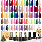 ROSALIND gel nail polish set colors swatches showcase a broad range for at-home DIY nails