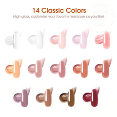 ROSALIND gel kit with base and top coats for durable finishes