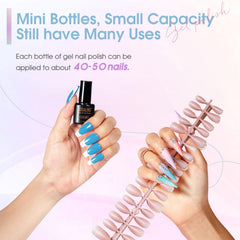 ROSALIND top coats for glossy, matte, or glitter finishes.