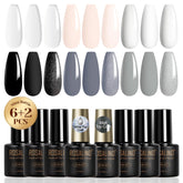 ROSALIND white gel nail polish for seamless DIY manicures and lasting shine.