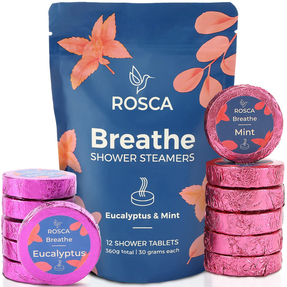 Rosca eucalyptus-mint packaging highlights natural, eco-friendly design and preserved aroma.