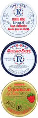 Rosebud Salve application swatch shows smooth, easy-to-apply lip coating.