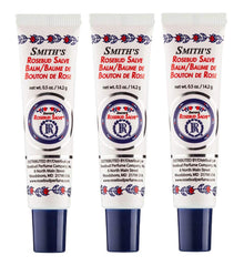 Rosebud Salve tube front view for lip moisturization