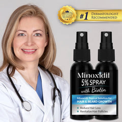 Rosever minoxidil beard growth application showing facial hair use.