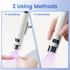 Rosiour Mini UV Lamp auto-sensor highlights touchless operation for clean workflows.