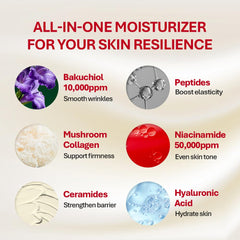 Rothea Resilience Cream bakuchiol 10000ppm close-up indicating natural retinol alternative.