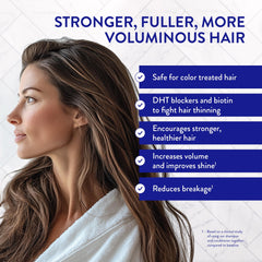 Routine Wellness anti-thinning shampoo color-safe label highlights gentle formula