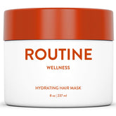 Routine Wellness deep-conditioning hair mask jar closeup for rich hydration.