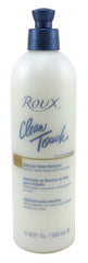 Roux Clean Touch bottle for quick dye-stain cleanup during home color sessions.