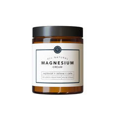 Rowe Casa Organics magnesium cream texture closeup demonstrates smooth, hydrating skin feel.