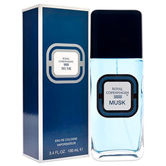 Royal Copenhagen Musk for Men spray action releases a light mist for casual occasions.