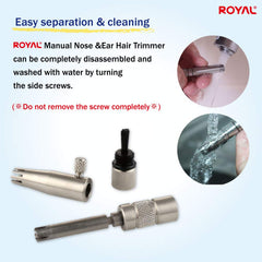 ROYAL ET-3 stainless steel body for durability and easy cleaning