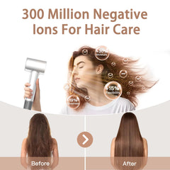 Royalstar negative ions image highlights 300 million ions for smoother, frizz-free hair.