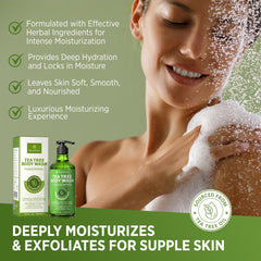 Roycederm antibacterial body soap foaming demonstrates versatile daily cleansing