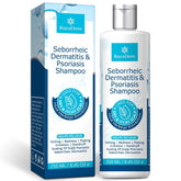 Roycederm psoriasis shampoo bottle showing soothing scalp care