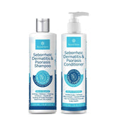 Roycederm seborrheic dermatitis shampoo bottle for soothing itchy scalp relief.