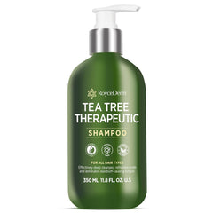 Roycederm Tea Tree Antifungal Shampoo bottle for daily scalp care and refreshment.