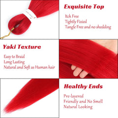 Royota red synthetic fiber feels soft and skin-friendly for comfortable wear.